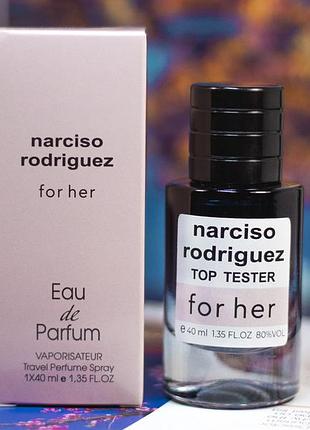 Жіноча парфумована вода narciso rodriguez for her top tester 40 ml