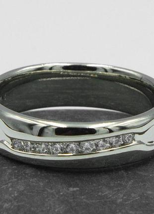 Кільце xuping №5 16р.17р.18р.19р.20р з білими цирконами біжутерію ксюпінг кільця від виробника біжумаркет