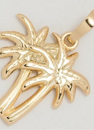 Кулон xuping №574 пальмы на металле под золото.