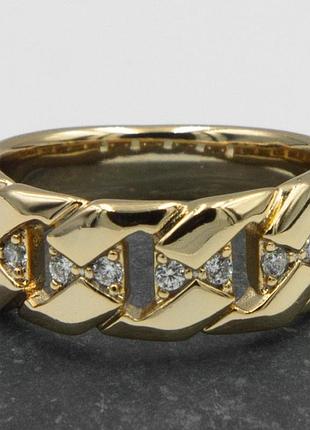 Кільце xuping №197 16р.17р. з білими цирконами розсипом біжутерію ксюпінг кільця від виробника біжумаркет