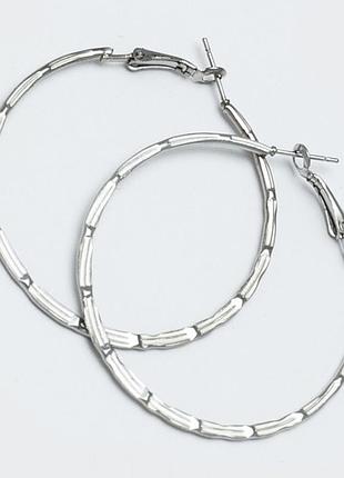 Сережки-кільця no32 4.5 см ціна за 12 шт.