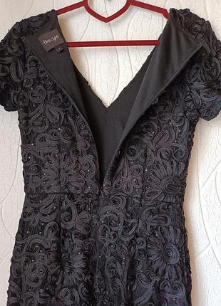 Чёрное платье силуэтное phase eight размер 44-46 9