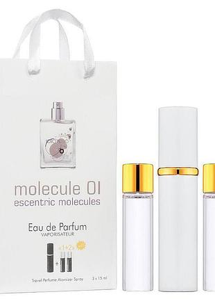 Парфюм унисекс ecentric molecule molecule 01 с феромонами 3х15 мл