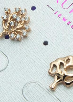 Гвоздики xuping №119 семейное дерево медицинское золото