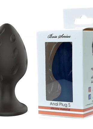 Анальна пробка силіконова boss series anal plug s, bs7800019