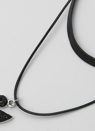 Подвеска-чекер №1619 с черным лебедем .