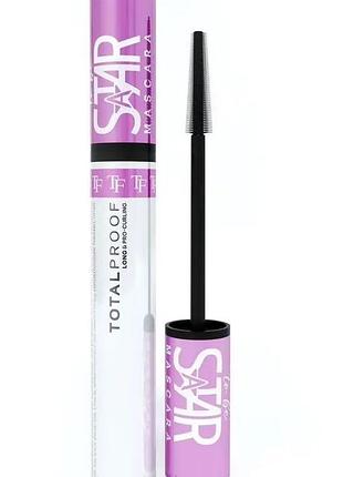 Влагостойкая тушь для ресниц супер удлинение ft cosmetics to be a star mascara
