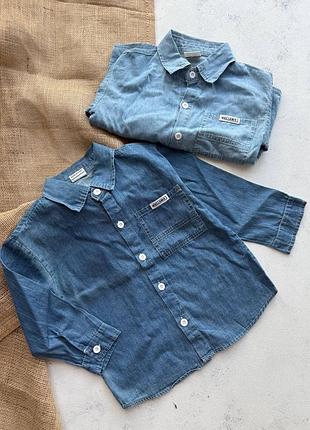 Дитячі байкові сорочки під джинс для хлопчика