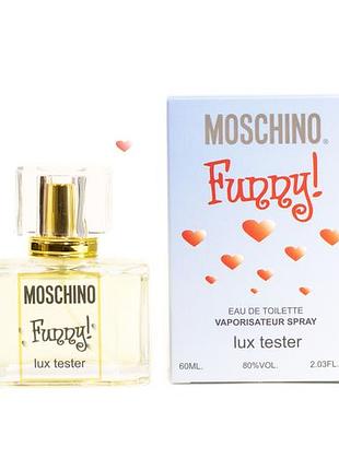 Жіночий lux тестер moschino funny 60 мл