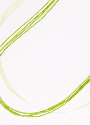 Подвеска №1370 шнурок 50 см, ярко-зеленый .