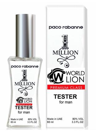 Paco rabanne 1 million тестер premium class чоловічий 60 мл