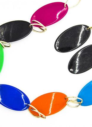 Підвіска no 869 різнобарвні овали.