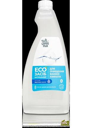 Эко средство для уборки ванной комнаты greenmax - с крышкой (запасной блок)
