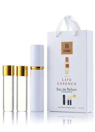Парфуми чоловічі fendi life essence з феромонами 3х15 мл