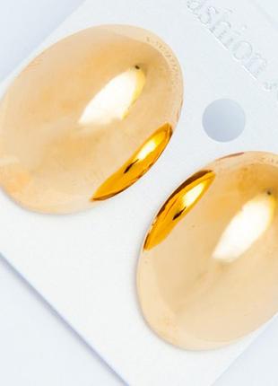 Серьги №1805 овальной формы .