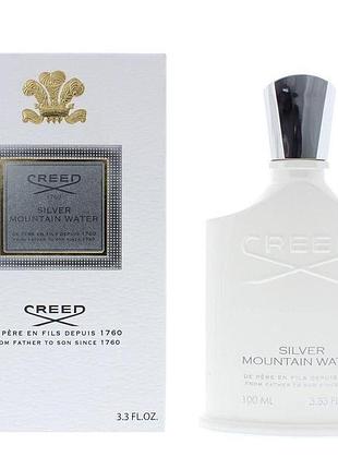 Мужская парфюмированная вода creed silver mountain water 100 мл (euro)
