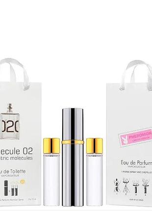 Парфюм унисекс ecenrtic molecule escentric 02 с феромонами 3х15 мл