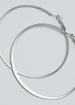 Сережки-кільця no2 6.5 см ціна за 12 шт.