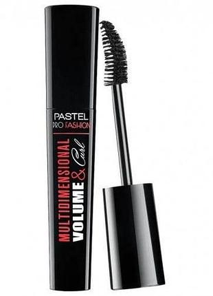 Тушь для ресниц pastel profashion многомерный объем & подкручивание