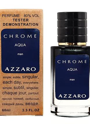 Azzaro chrome aqua тестер lux чоловічий 60 мл