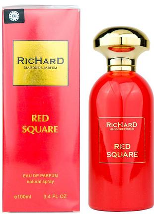 Парфюмированная вода richard red square унисекс 100 мл (euro)
