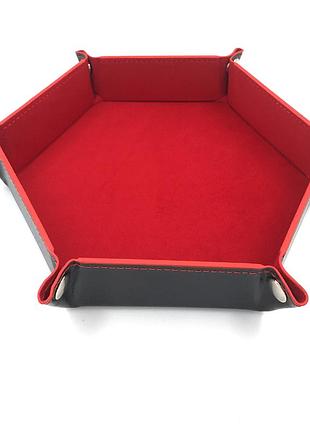 Лоток для кубиков 6. дайс-трей (красный)
