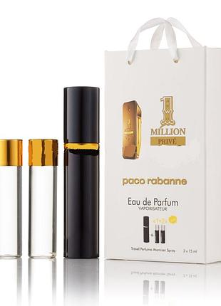 Парфюм мужской paco rabanne 1 million prive с феромонами 3х15 мл