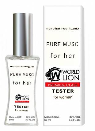 Narciso rodriguez pure musc тестер premium class жіночий 60 мл