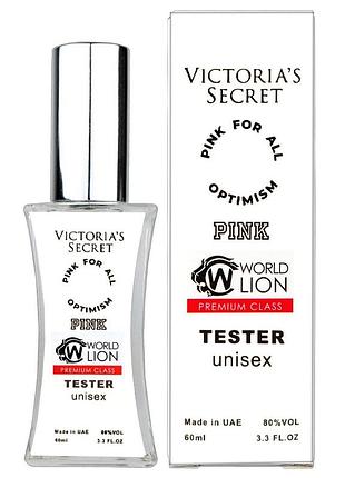 Victorias secret pink for all optimism тестер premium class унісекс 60 мл