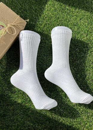 Топ якість однотонні високі шкарпетки носки з резинкою на стопі