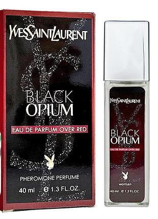 Yves saint laurent black opium over red pheromone parfum жіночий 40 мл