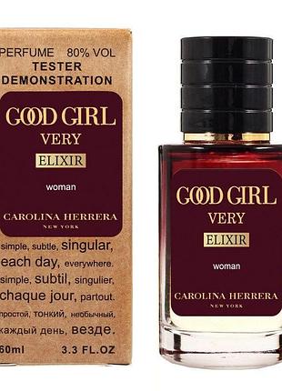 Carolina herrera very good girl elixir tester lux жіночий 60 мл
