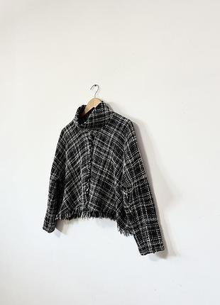 Красивая твидовая кофточка zara🌿