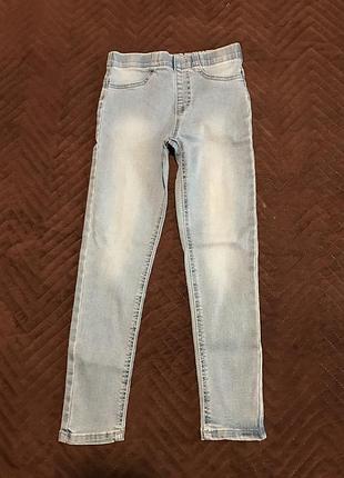 Джинси для дівчинки jeggings 128