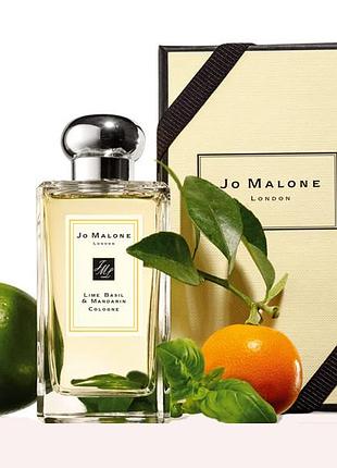 Jo malone lime basil & mandarin original 100ml унисекс