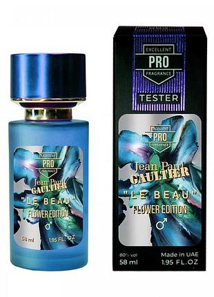 Jean paul gaultier le beau flower edition tester pro чоловічий 58 мл
