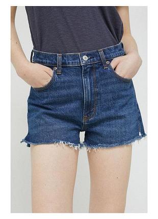 Цупкі джинсові шорти з бахромою хл