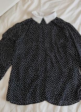 Блуза в горошек