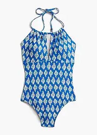 Купальник суцільний блакитний