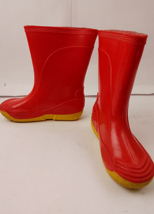 Сапоги резиновые на девочку (б/у)