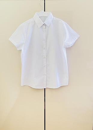 Біла базова сорочка george 140-146 розміру