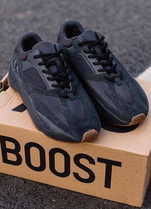 Adidas yeezy boost 700 utility black 🆕 шикарні кросівки адидаскупить накладений платіж