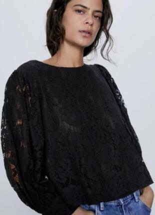 Блуза кружево женская primark новая p. 12 мl👚