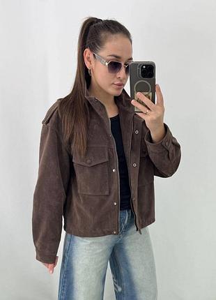 Куртка эко замш фабричный китай🇨🇳