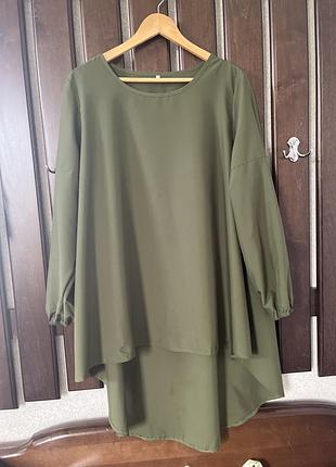 Легка блуза подовжена