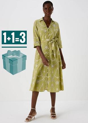 Бавовняна міді сукня сорочка без поясу et vous нюанс