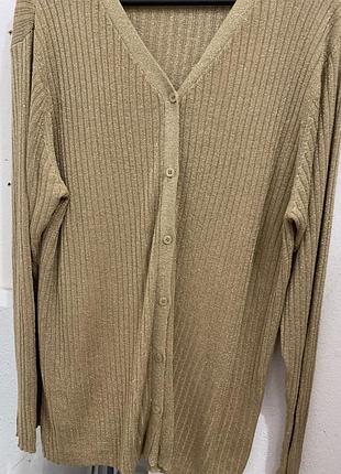 Светр з люрексом на довгий рукав