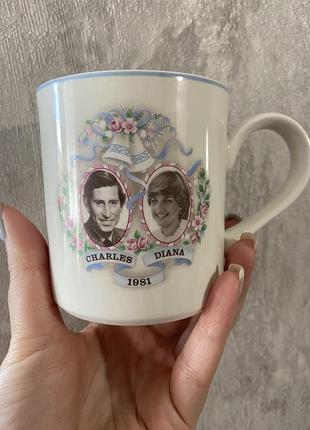 1981 чайна чашка принцеси діани та принца чарльза день весілля j & g meakin