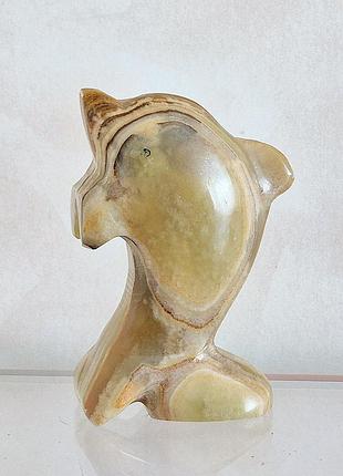 Статуэтка оникс дельфин натуральный камень