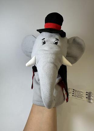 Іграшка на руку слон, ляльковий театр